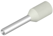 Wire-End Ferrule w. Collar Ce 007512 w, H0.75x12mm, 100pcs/pck, white