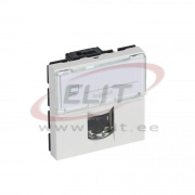 Socket Mosaic, mech.| RJ45 ct.5e UTP, 2M, white