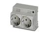Double Socket EO-CF/UT/LED/DUO, 2pcs/pck