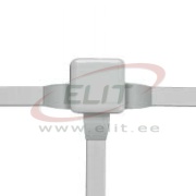 Plastic Box Plexo, 80Wx80Hx45D, 7glands ø4..20mm cable/tube, -25..40°C, PS, temp. resistance 650°C, IP55 IK07, grey