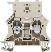 Fuse Terminal WSI 6, 6mm² 6.3A 500V, fuse 5x20, beige