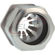 Cable Gland Progress EMC Rapid, M32x1.5, ø21..25mm| 1piece sealing insert, wrench 36mm, thread 8mm, -40..100°C, nickel-plated brass, ss A2, TPE|NBR, incl. O-ring, contact disc, CE/UL/VDE, IP69