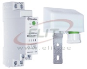 Twilight Switch 11.31., sensitivity 1..100lx, 400..2000W 1NO 16A 250VAC, on/off delay 15/30s, cv 230VAC/DC, incl. 011.02, W17.5mm, TS35