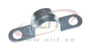 Pipe Clamp BS-M, D16mm, 2 fix points, zinced-pated steel, 100pcs/pck