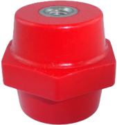 Stand-Off Insulator CPH, 30M6, wrench 33, 0.6/0.75kV, polyester, red