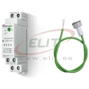 Twilight Switch 11.31., sensitivity 1..100lx, 400..2000W 1NO 16A 250VAC, on/off delay 15/30s, cv 230VAC/DC, incl. 011.03, W17.5mm, TS35