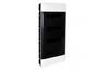 FM Distribution Box Practibox S, 4x 12M, 90A 230/400VAC, PEN 32+32| 1.5..16mm², 328x765x103, IP40 IK07 cl.II, white with smoked transparent door
