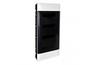 FM Distribution Box Practibox S, 4x 18M, 90A 230/400VAC, PEN 35+35| 1.5..25mm², 436x765x103, IP40 IK07 cl.II, white with smoked transparent door