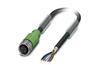Sensor/actuator Cable SAC-5P-10.0-PUR/M12FS SH, 1pcs/pck