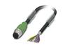 Sensor/actuator Cable SAC-8P-M12MS/5.0-PUR SH, 5pcs/pck