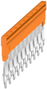 Cross-connector ZQV 4N/10, 10P 32A, orange