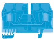 Supply Terminal ZEI 6 BL, 6mm² 41A 500V, tension clamp, blue