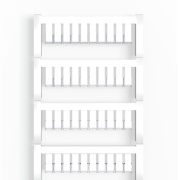 Terminal Marker ZS 12/6 MC NE WS, blank, card 80pcs, white