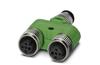 Y-distributor SAC-5P-M12Y/2XM12FS VP, 5pcs/pck