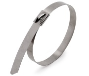 Stainless Steel Cable Tie, ball-lock 520/4.6, AISI 316, -80..538°C, 90kg, DNV-GL, UL, RoHS, CE, 100pcs/pck