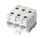 Tapping Terminal Block Al/Cu UK50/3A, 1P (6holes) 2.5-50mm² 290/320A 1000VAC/ 1500VDC, Hex5 4Nm 2.5..4mm²/ 12Nm 6..50mm², TS35, MaxPro, grey