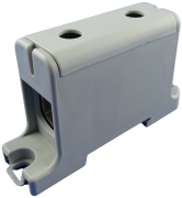 Universal Terminal Block Al/Cu UK95/1A, 1P (2holes) 16-95mm² 220/245A 1000VAC/ 1500VDC, Hex6 12N 6..25mm²/ 22Nm 35..95mm², TS35/ panel mount, grey