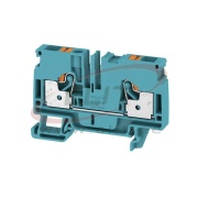 Feed-through Terminal Block A2C 6 BL, 1-tier, 6mm² 41A 800V, push-in, blue