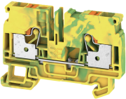 PE Terminal A2C 6 PE, 1-tier, 6mm² 720A 1000V, push-in, yegr