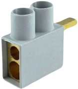 Feed-in Terminal AS/2x10 SN 0.5M PO, Cu 2x 10mm² 40A 690V, grey