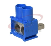Feed-in Terminal AS/2x25 SNK-BL, Al/Cu 2x 25mm² 63A 690V, blue