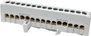 L-terminal A15-F2, 15x16mm², 63A 690V, touch-proof, TS35, Z2, grey