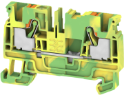 PE Terminal A2C 4 PE, 1-tier, 4mm² 480A 800V, push-in, yegr