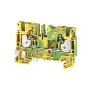 PE Terminal Block A2C 4 PE, 1-tier, 4mm² 480A 800V, push-in, yegr