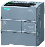 Simatic S7-1200, CPU 1212FC, DC/DC/relay, onboard I/O 8DI 24VDC ^6DO relay 2A ^2AI 0..10VDC, sv 20.4..28.8VDC, program/data memory 100kB