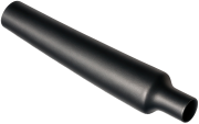 Heat Shrink Tubing H-5(3X)-F, 9/3mm, thin-wall, adhesive, crosslinked polyolefin -55..135°C, flame retardant VW-1, UV resistant, self-extinguishing, printable, L1.22m/pce, black