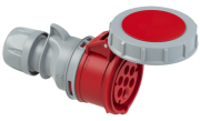 Mobile Industrial Socket, 7P 16A 415VAC, IP67, MaxPro, red