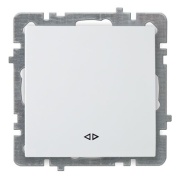 Switch Touran, mech.| intermediary, 10A 250VAC, flush mount, white