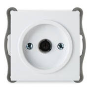 Socket Touran, mech.| TV (end of line), 18dB, flush mount, white