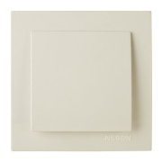 Blank Cover Touran, flush mount w. frame, beige