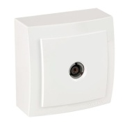SM Socket Themis, TV (end of line), 1dB, white