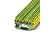Ground Modular Terminal Block ST 2.5-QUATTRO-PE, 50pcs/pck