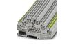 Ground Terminal Block ST 2.5-PE/L/L, spring-cage, 50pcs/pck