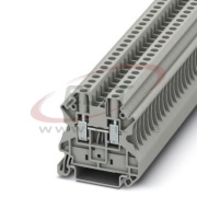 Feed-through Terminal Block UT 4, 50pcs/pck, Phoenix, grey