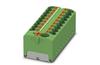 Distribution Block PTFIX 10/18X4 GN, 8pcs/pck