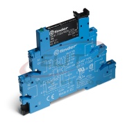 Solid-state Interface Relay Coupler 38.81., 1NO 0.1A 48VDC, cv 24VDC sensitive, LED, diode, W6.2mm, TS35