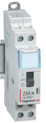 Modular Contactor CX³, 2NO 25A 250VAC, cv 230VAC silent coil, man. switch lever, 1M, TS35