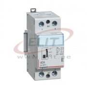 Modular Contactor CX³, 2NO 40A 250VAC, cv 230VAC, handle, 2M, TS35
