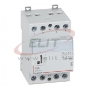 Modular Contactor CX³, 4NO 40A 400VAC, cv 230VAC, handle, 3M, TS35