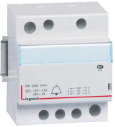 Module Bell Transformer, prim. 230VAC, sec. 24VAC/12VAC | 24VA/18VA, 4M