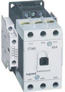 Contactor CTX³ 65, 30kW 65/100A 3x400VAC, aux. 2NO^2NC 16A 240VAC, cv 24VDC, TS35 ^panel mount