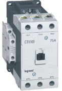 Contactor CTX³ 100, 37kW 75/110A 3x400VAC, aux. 2NO^2NC 16A 240VAC, cv 230VAC, TS35 ^panel mount