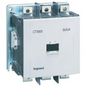 Contactor CTX³ 800, 265kW 500/580A 3x400VAC, aux. 2NO^2NC 16A 240VAC, cv 200..240VAC/DC, panel mount