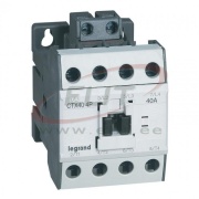 Contactor CTX³, 18.5kW 40/60A 4x400VAC, cv 230VAC, TS35 ^panel mount