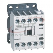 Mini Contactors CTXmini, 5.5kW 12/20A 3x400VAC, 1NC 10A 240VAC, cv 24VAC, TS35 ^panel mount