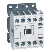Mini Contactors CTXmini, 5.5kW 12/20A 3x400VAC, 1NC 10A 240VAC, cv 230VAC, TS35 ^panel mount